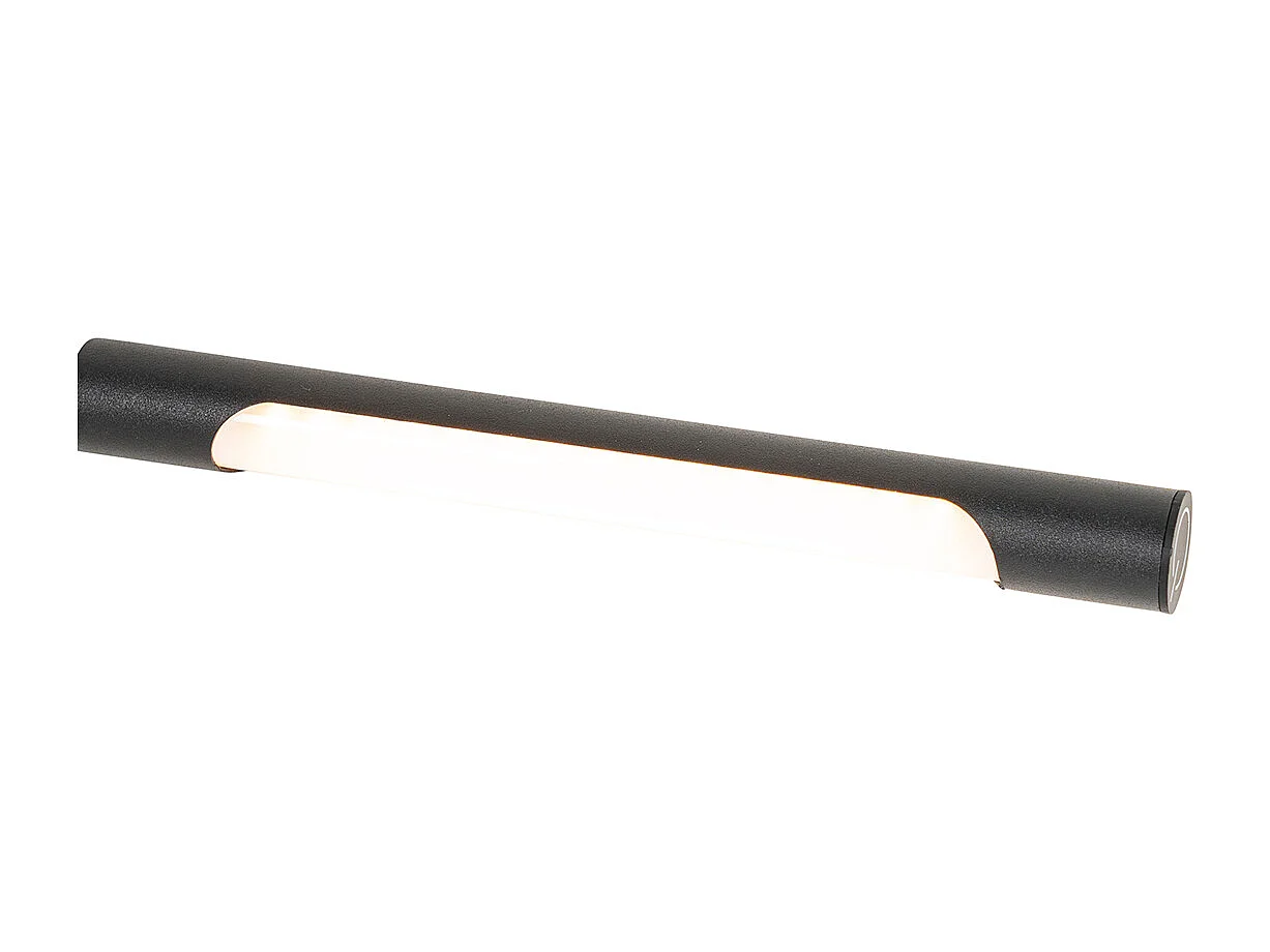 Lampe de bureau à pince noire avec LED et variateur tactile - Lionard