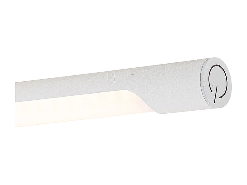 Lampe de bureau Clamp blanche avec LED avec variateur tactile - Lionard