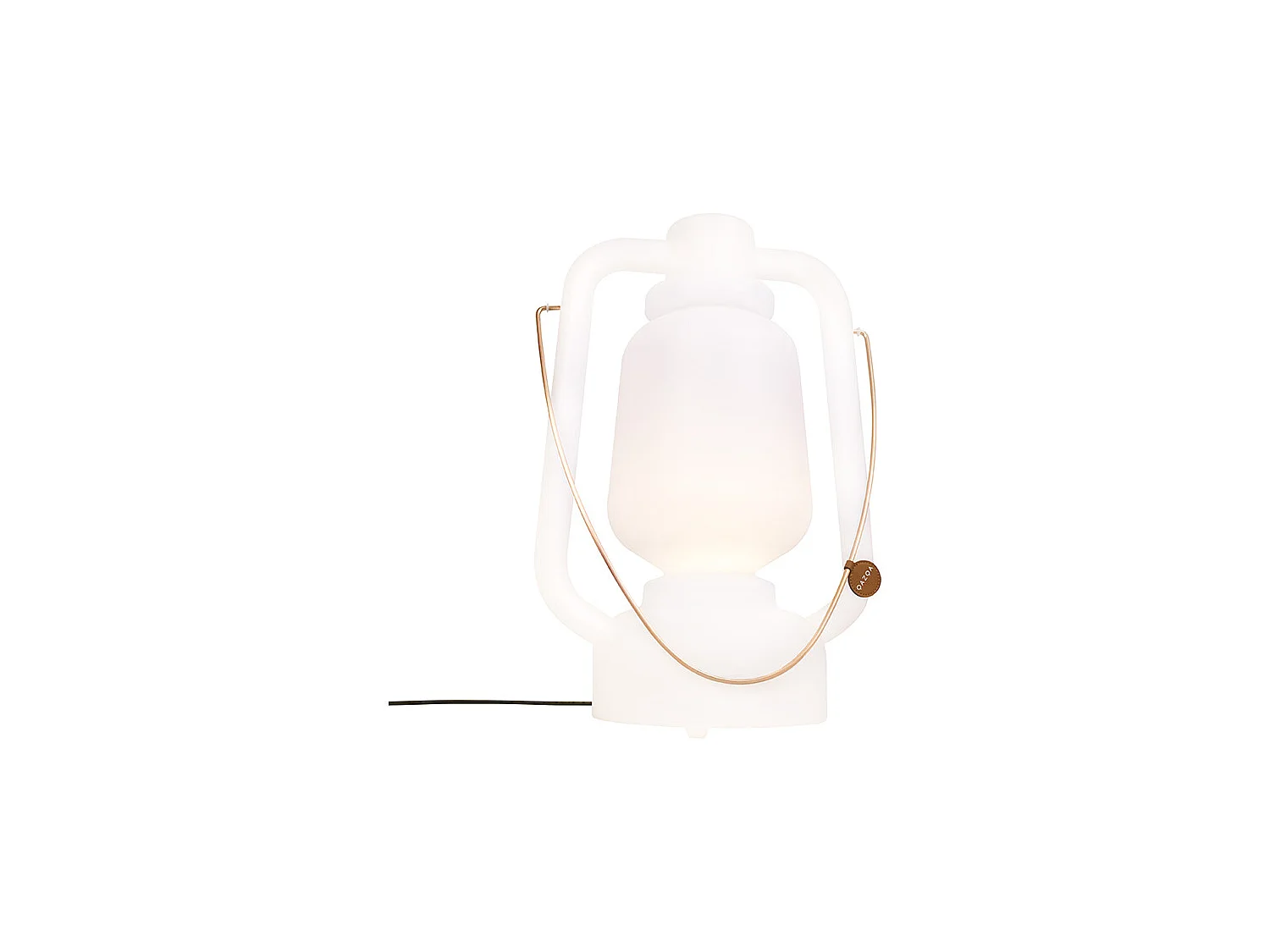 Lampadaire blanc 51 cm IP44 - Storm Large