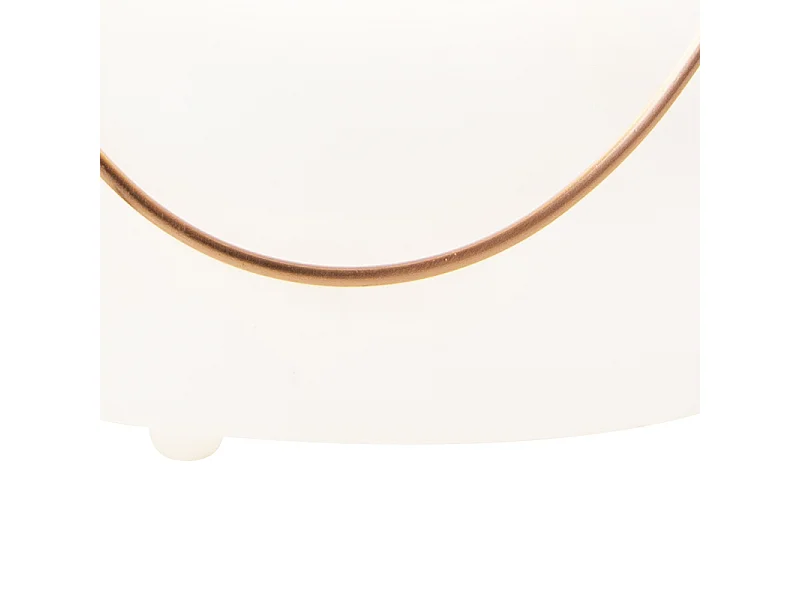 Lampadaire blanc 51 cm IP44 - Storm Large