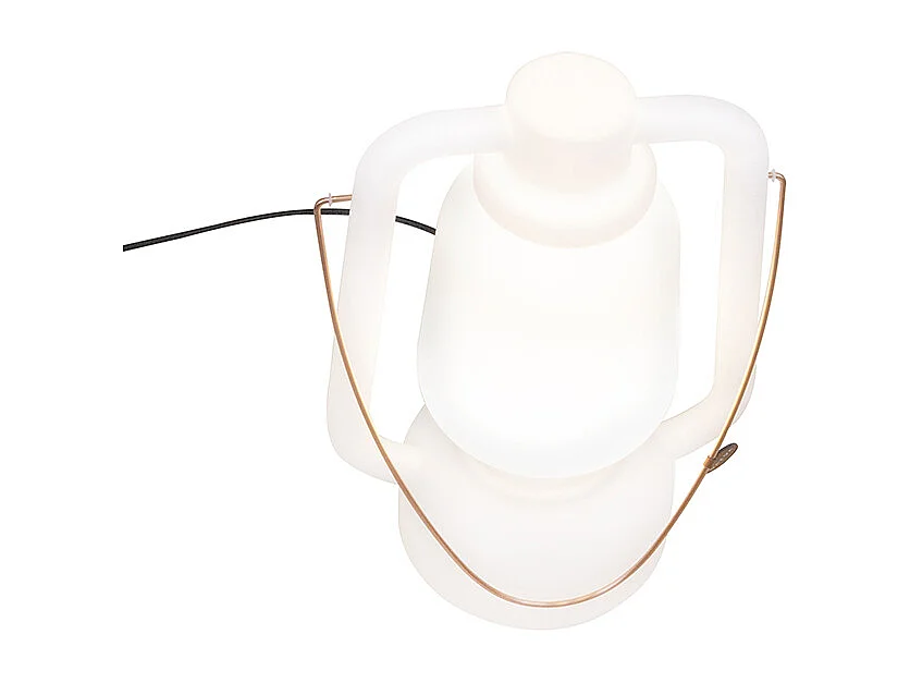 Lampadaire blanc 51 cm IP44 - Storm Large