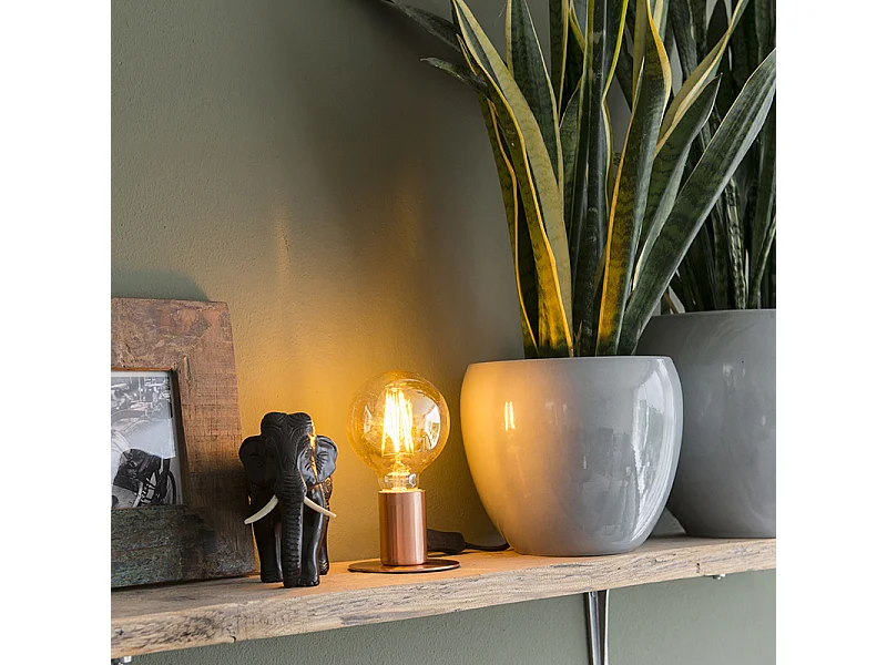 Lampe de table romantique en cuivre - Facil