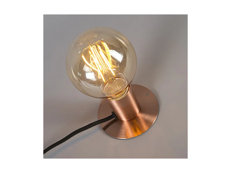 Lampe de table romantique cuivre - Facil