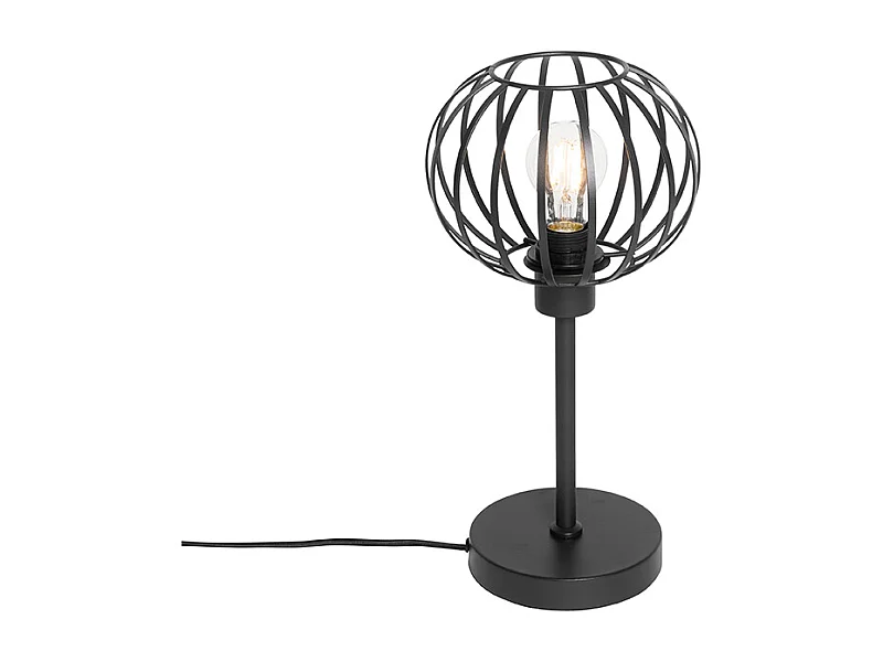 Lampe de table design noire - Johanna