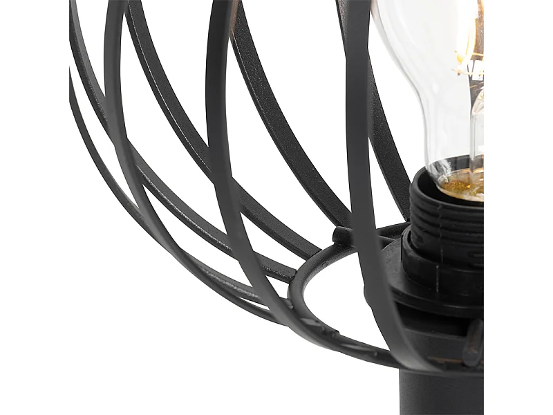 Lampe de table design noire - Johanna