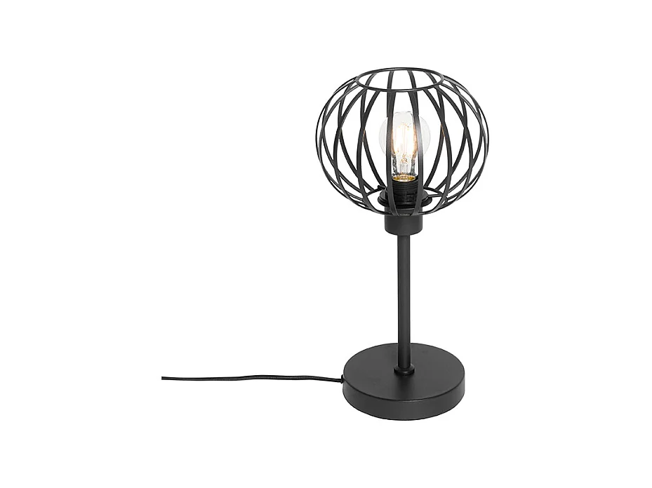 Lampe à poser design noire - Johanna
