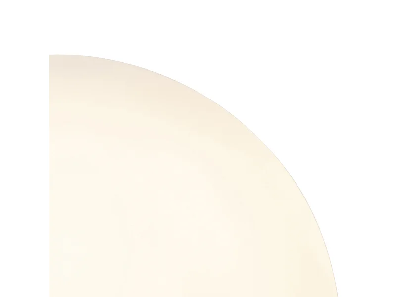 Lampe de table Art Déco en laiton avec verre opale 45,5 cm - Pallon