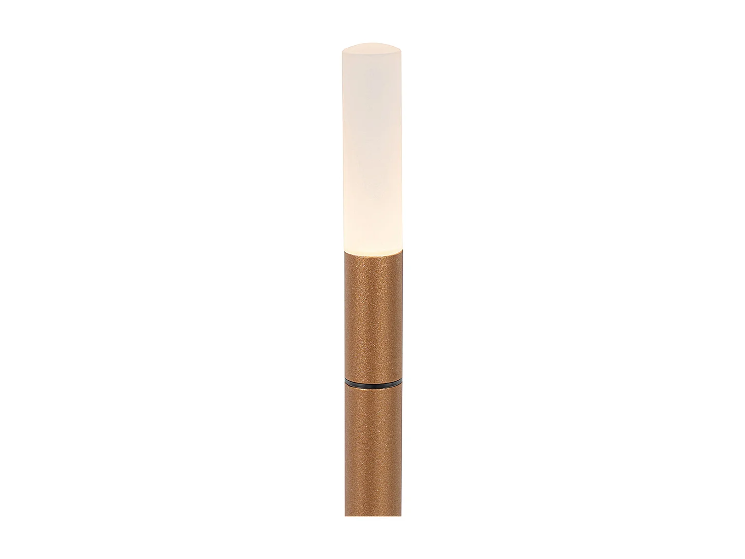 Lampe de table d'extérieur dorée avec LED avec variateur tactile rechargeable - Sjarel