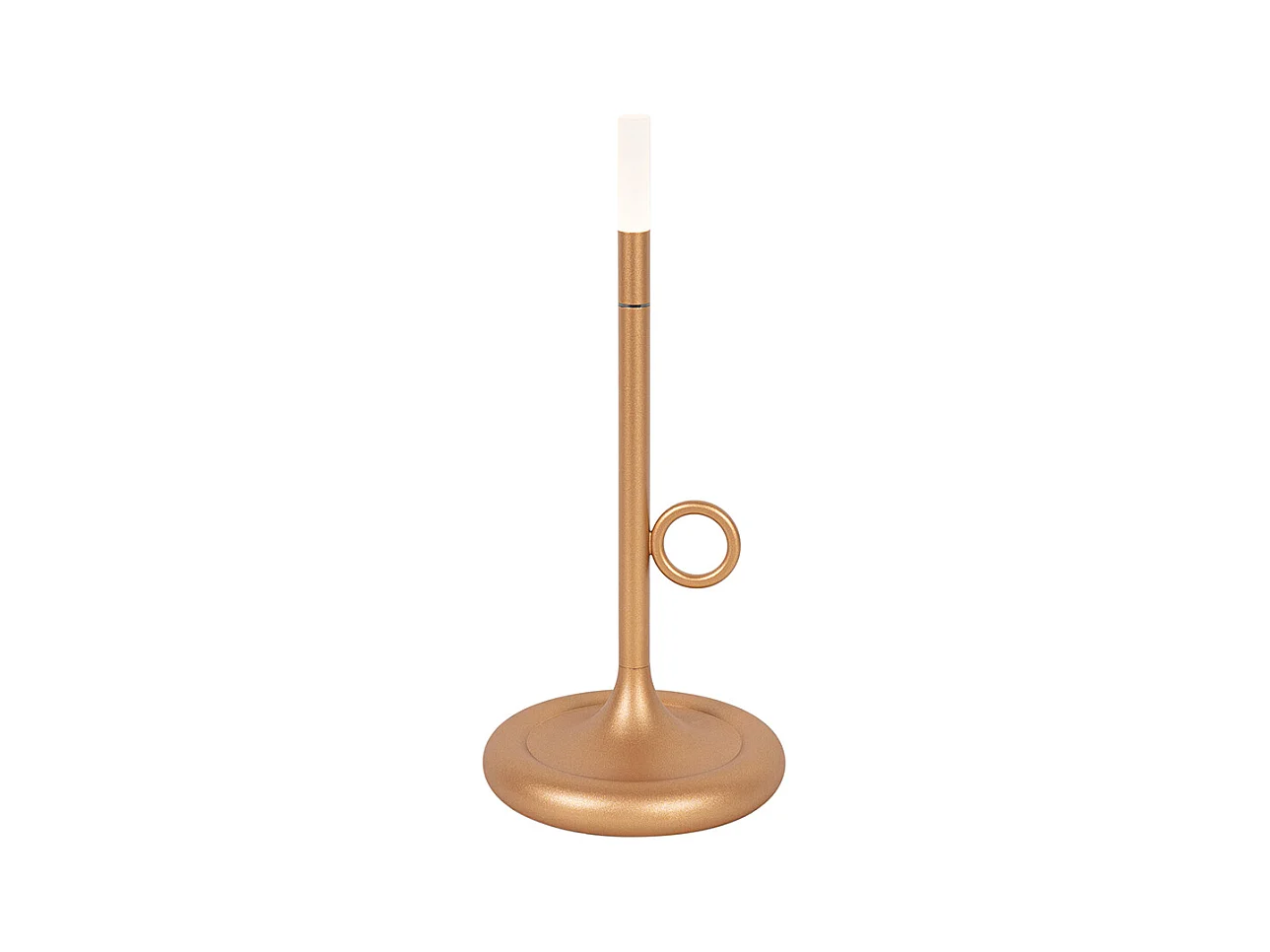 Lampe de table d'extérieur dorée avec LED avec variateur tactile rechargeable - Sjarel