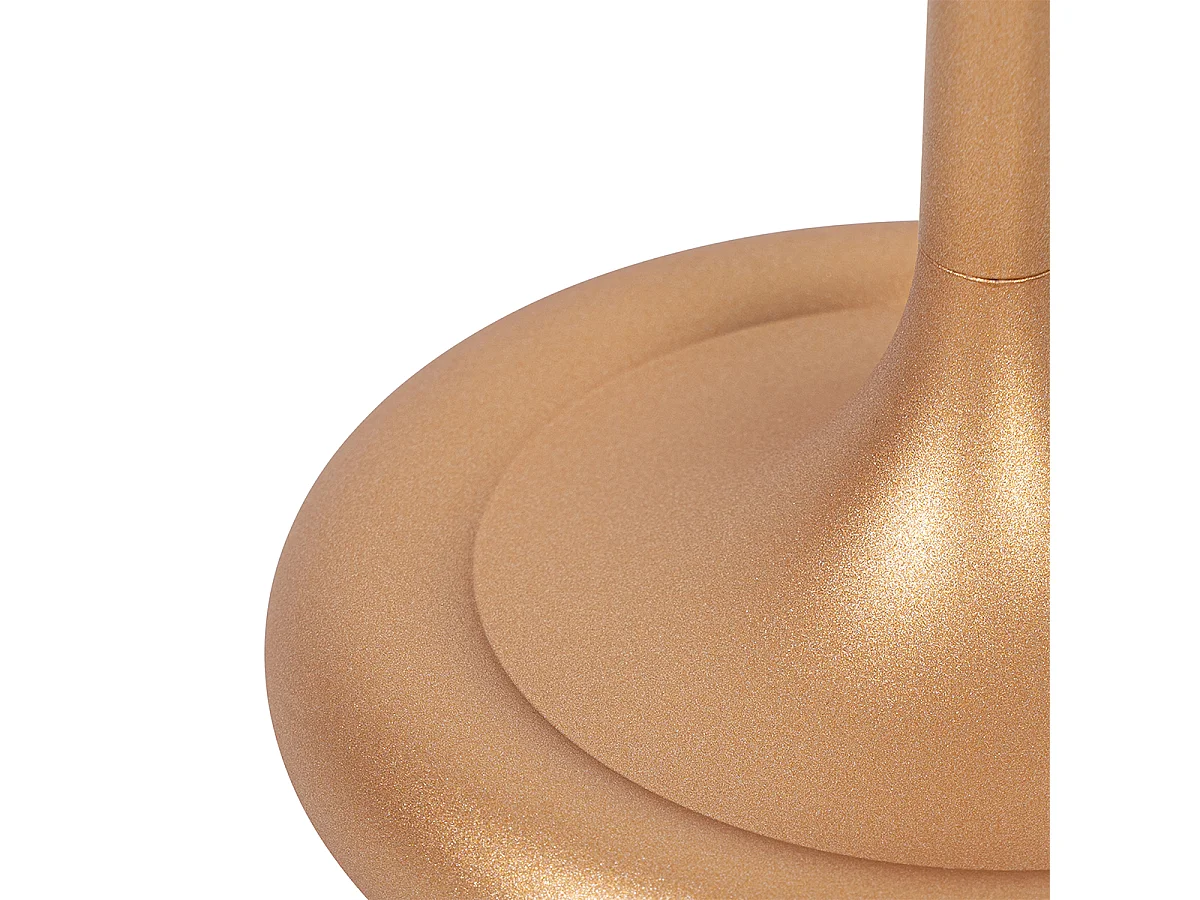 Lampe de table d'extérieur dorée avec LED et variateur tactile rechargeable - Sjarel