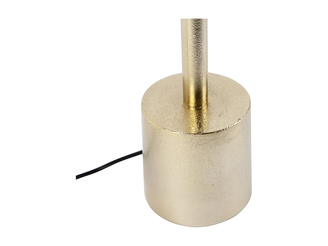 Lampe de table Art Deco doré sans abat-jour - Diverso