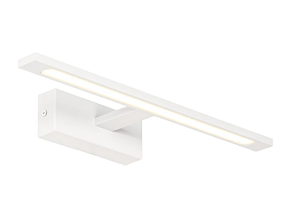 Applique murale blanche 41,5 cm avec LED IP44 - Jerre