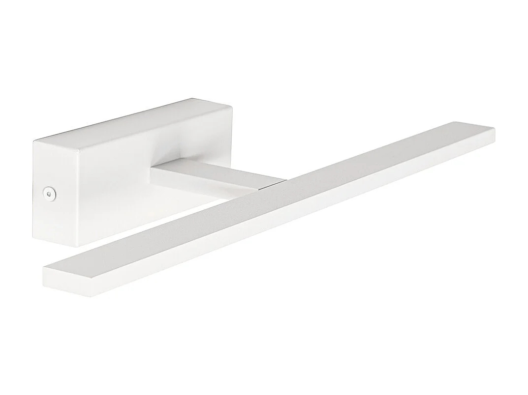 Applique murale blanche 41,5 cm avec LED IP44 - Jerre