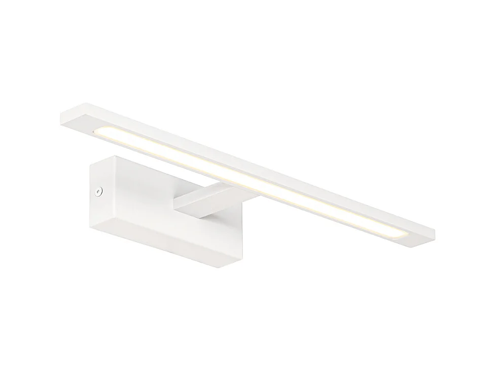 Applique murale blanche 41,5 cm avec LED IP44 - Jerre