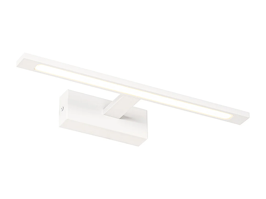 Applique murale blanche 41,5 cm avec LED IP44 - Jerre