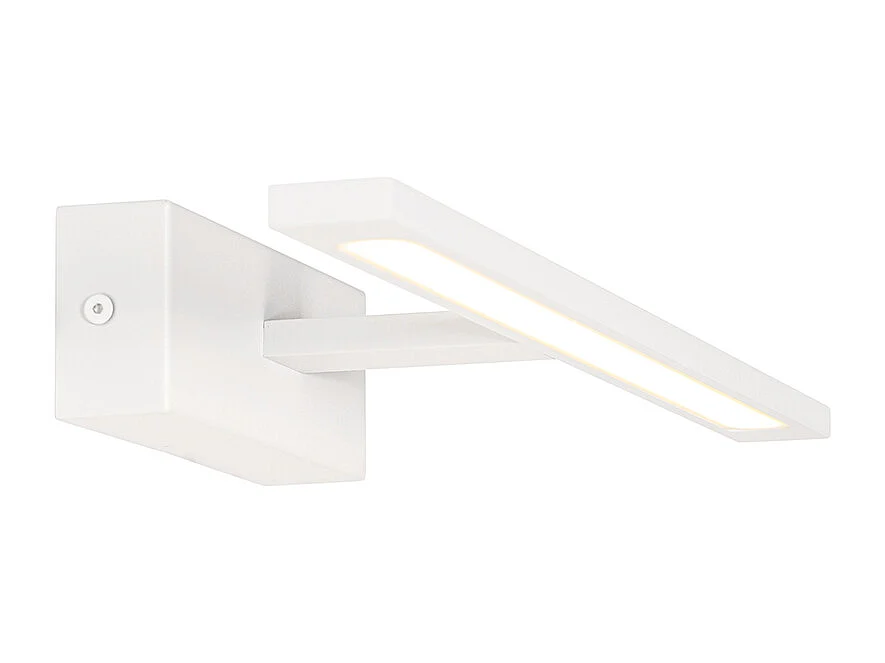 Applique murale blanche 41,5 cm avec LED IP44 - Jerre