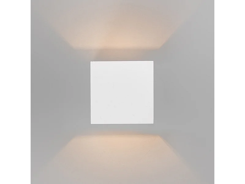 Applique murale moderne blanche avec effet de lumière - Transfer