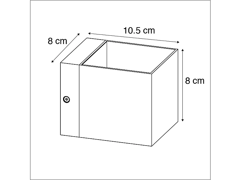 Applique murale moderne blanche - Transfer