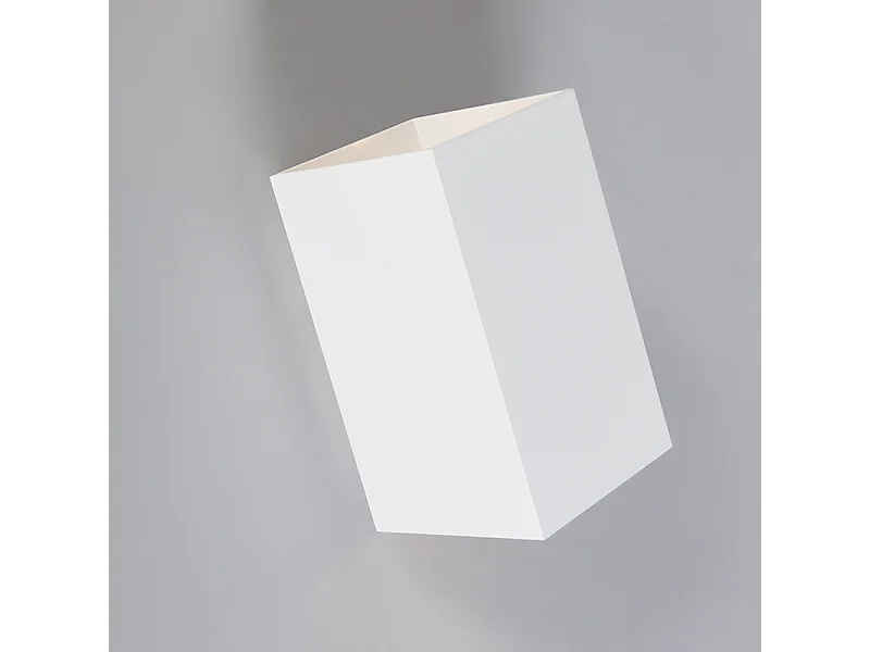 Applique moderne carrée blanche - Sandy