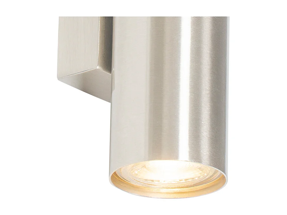 Applique moderne en acier 2 lumières - Jeana