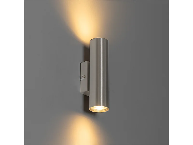 Applique murale moderne en acier 2 lumières - Jeana