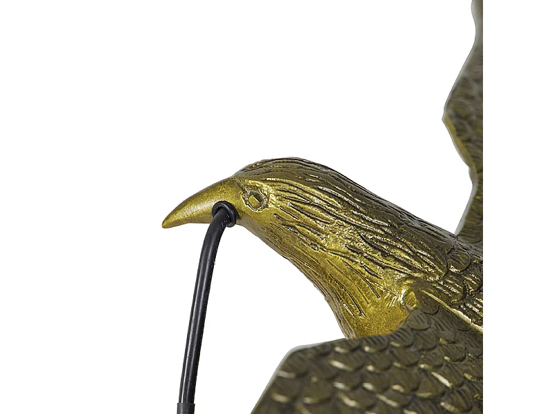 Applique vintage laiton - Fugl