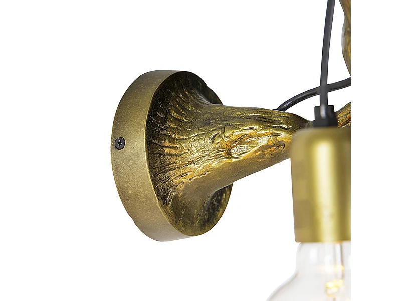 Applique vintage laiton - Fugl