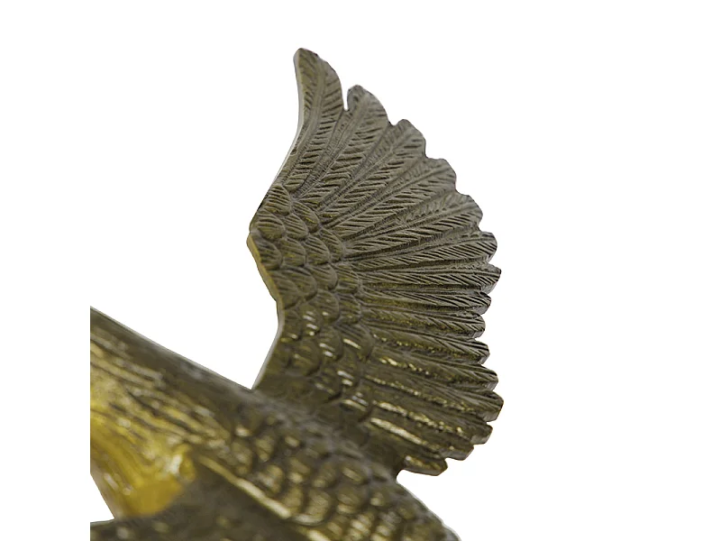 Applique murale vintage en laiton - Animal Fugl