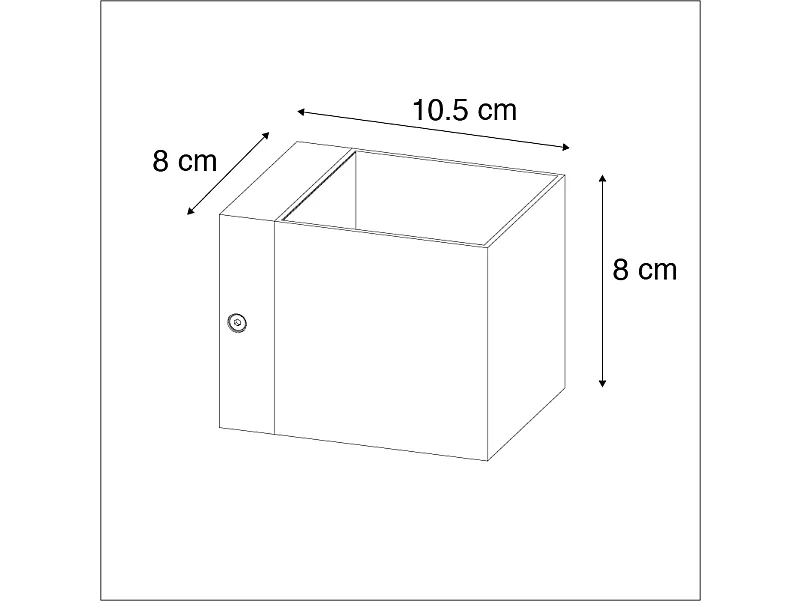 Applique moderne gris foncé - Transfer