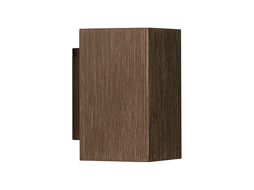 Applique moderne carrée en bronze foncé - Sandy