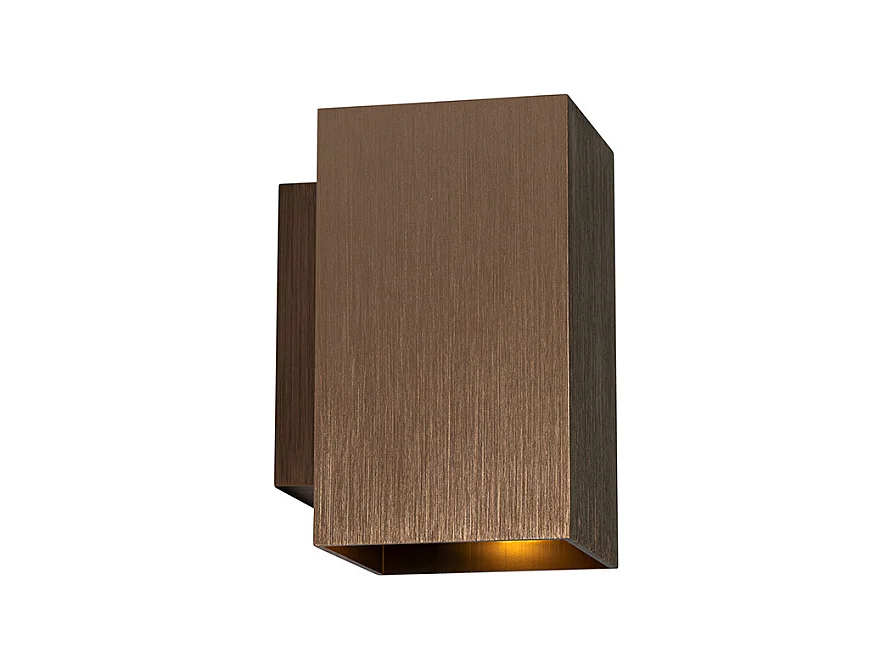 Applique moderne carrée en bronze foncé - Sandy