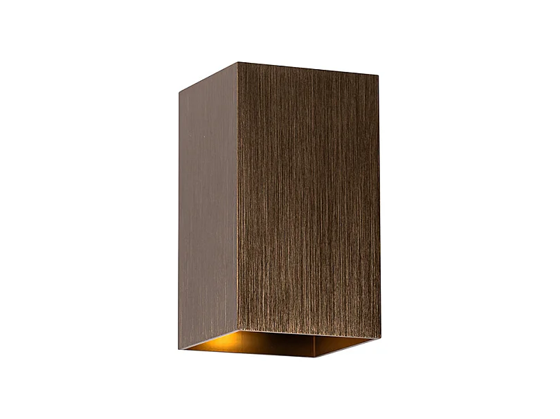 Applique moderne carrée en bronze foncé - Sandy
