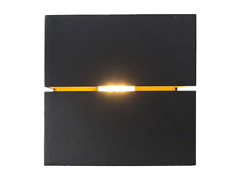 Applique murale moderne noire et dorée 9,7 cm - Transfer Groove