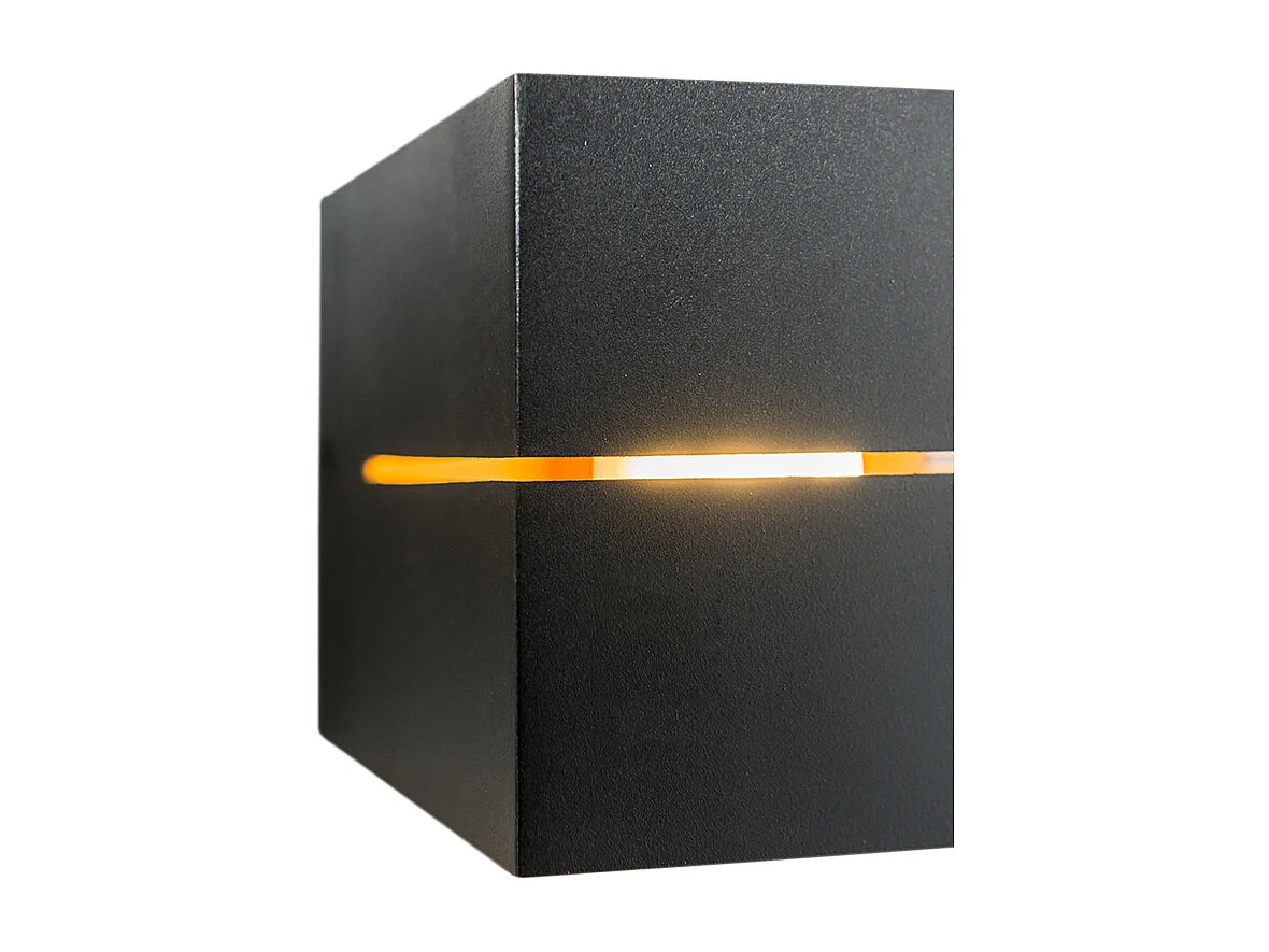 Applique murale moderne noire et dorée 9,7 cm - Transfer Groove
