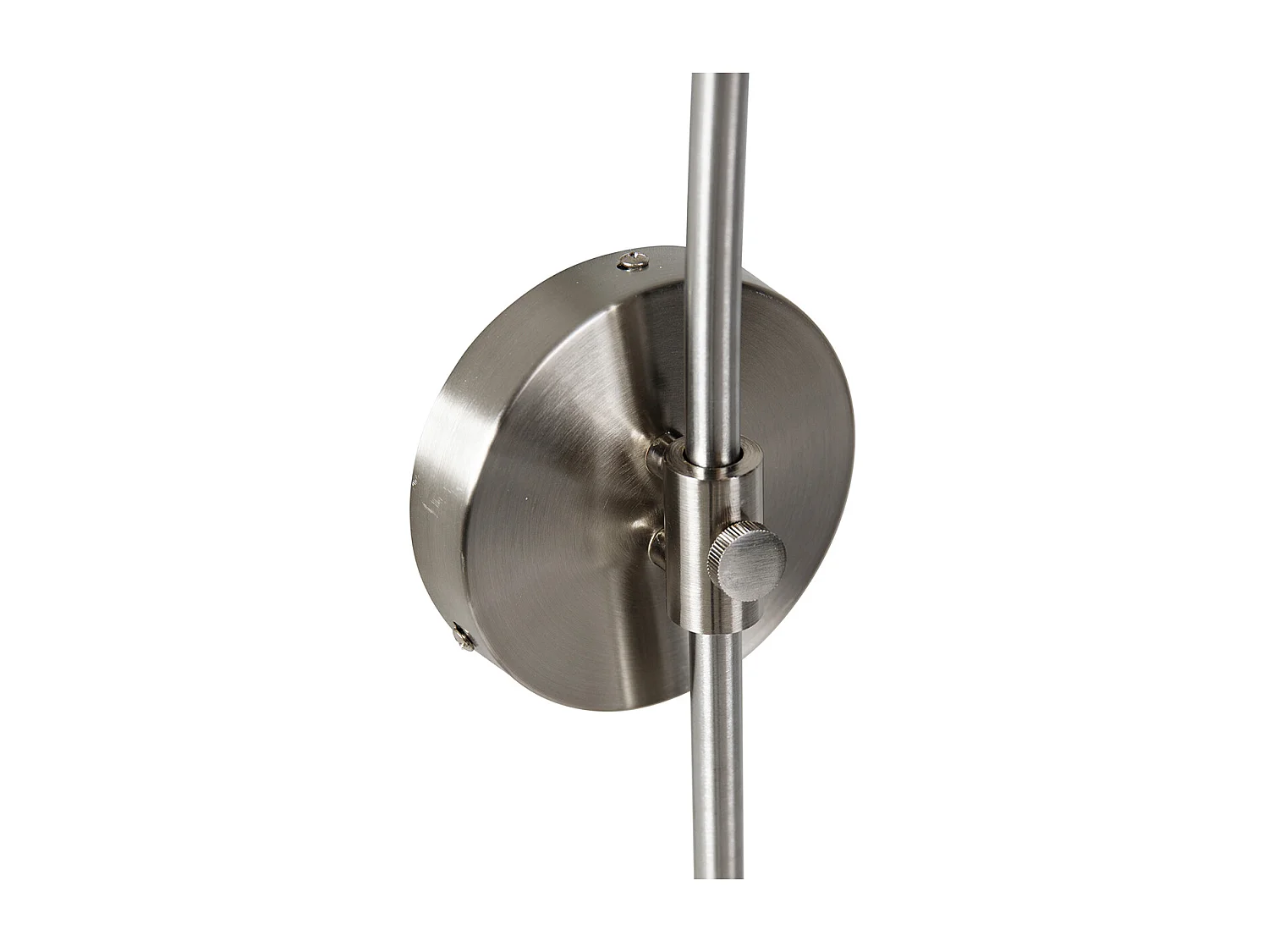 Lampe à arc murale intelligente en acier avec abat-jour blanc, y compris Wifi A60 - Bow