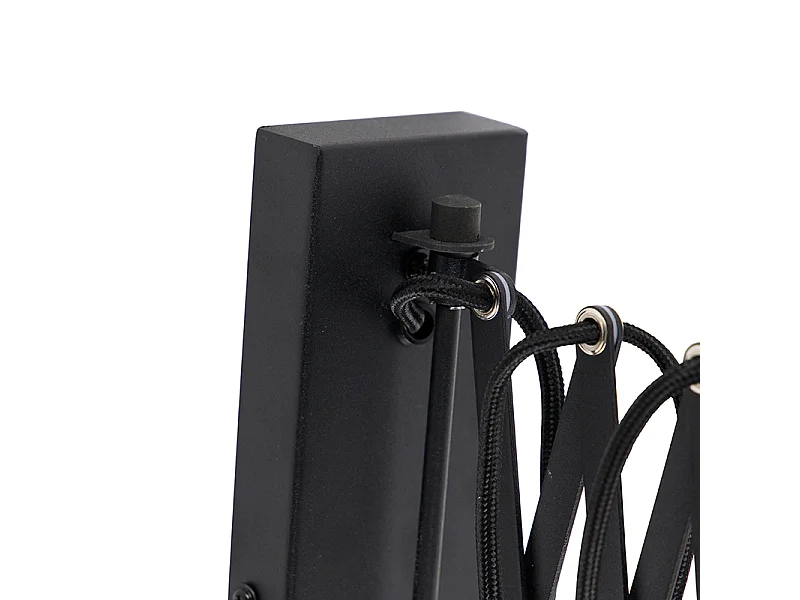 Applique industrielle noire orientable - Merle