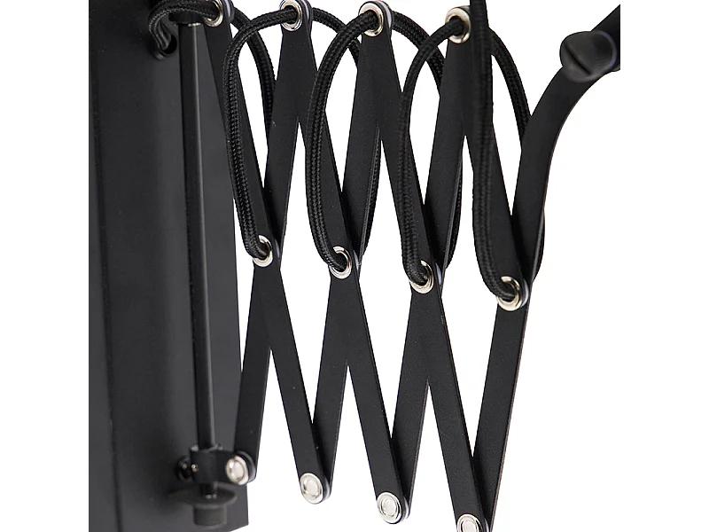 Applique industrielle noire orientable - Merle