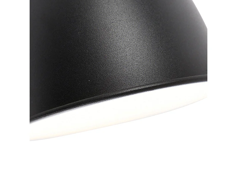 Applique industrielle noire orientable - Merle