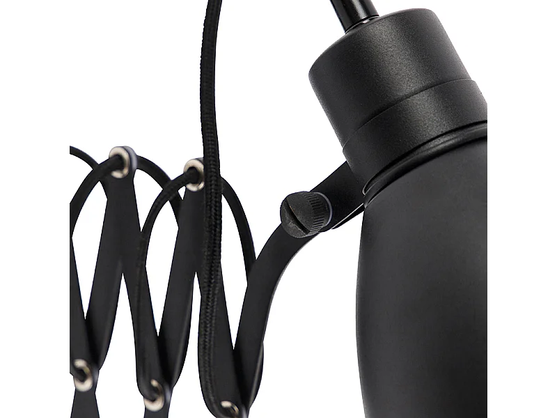 Applique industrielle noire orientable - Merle