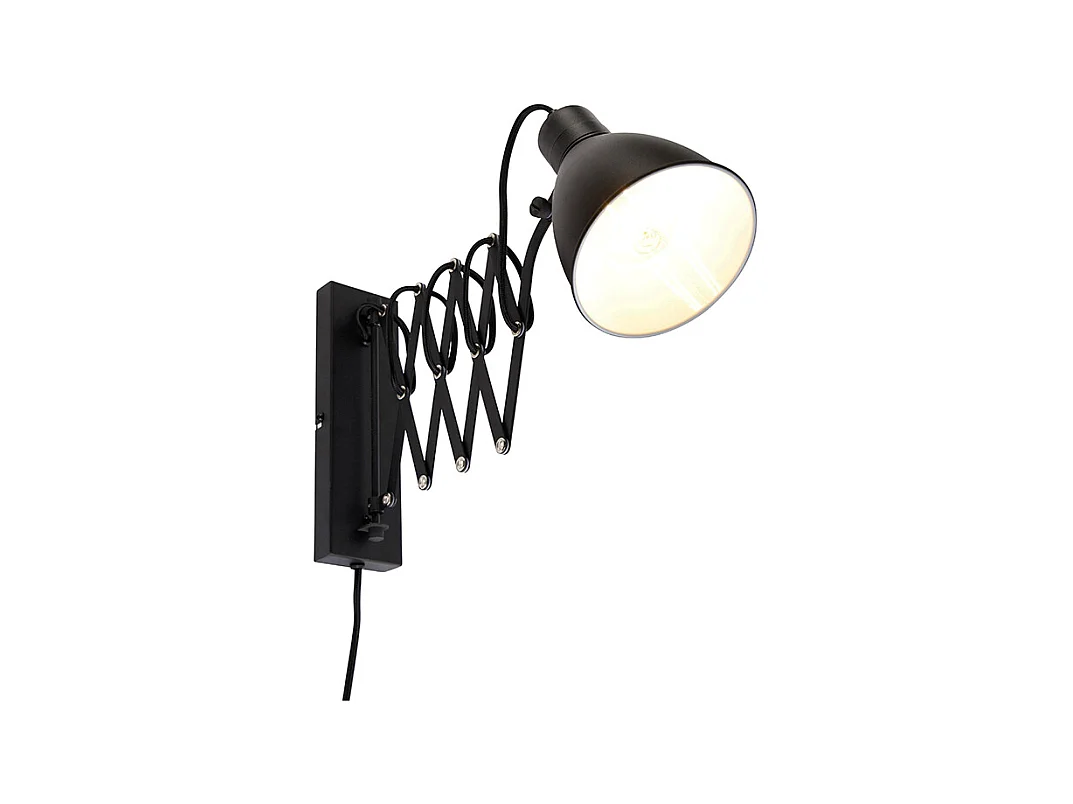 Applique industrielle noire orientable - Merle