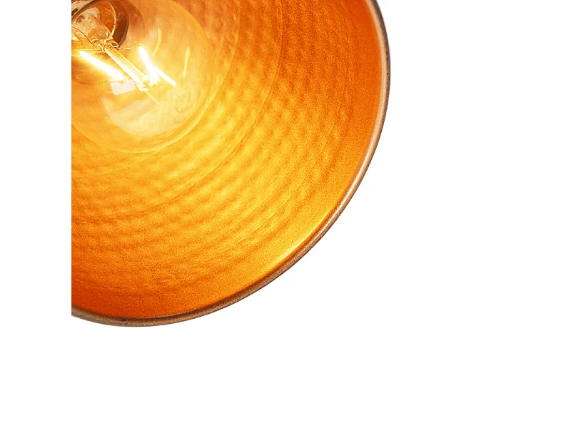 Applique murale industrielle bronze avec cuivre réglable - Liko