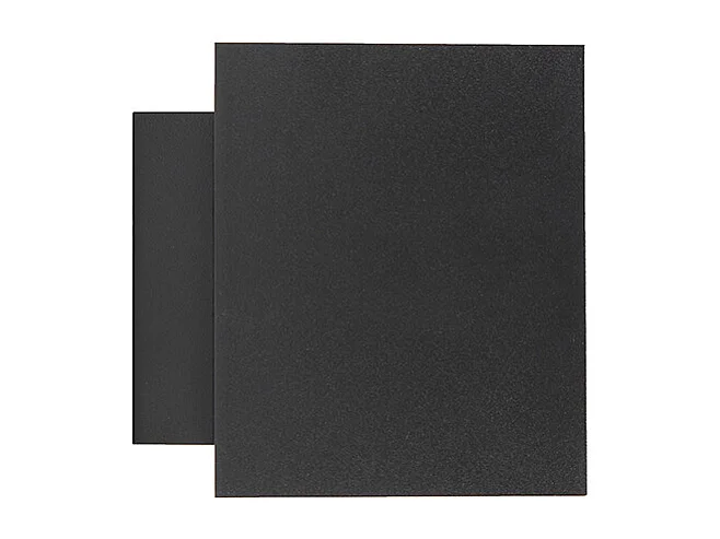 Applique murale design noire et dorée rectangulaire - Sola