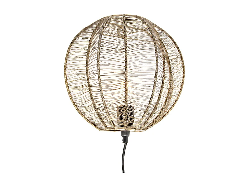 Applique murale industrielle bronze avec noir - Dong