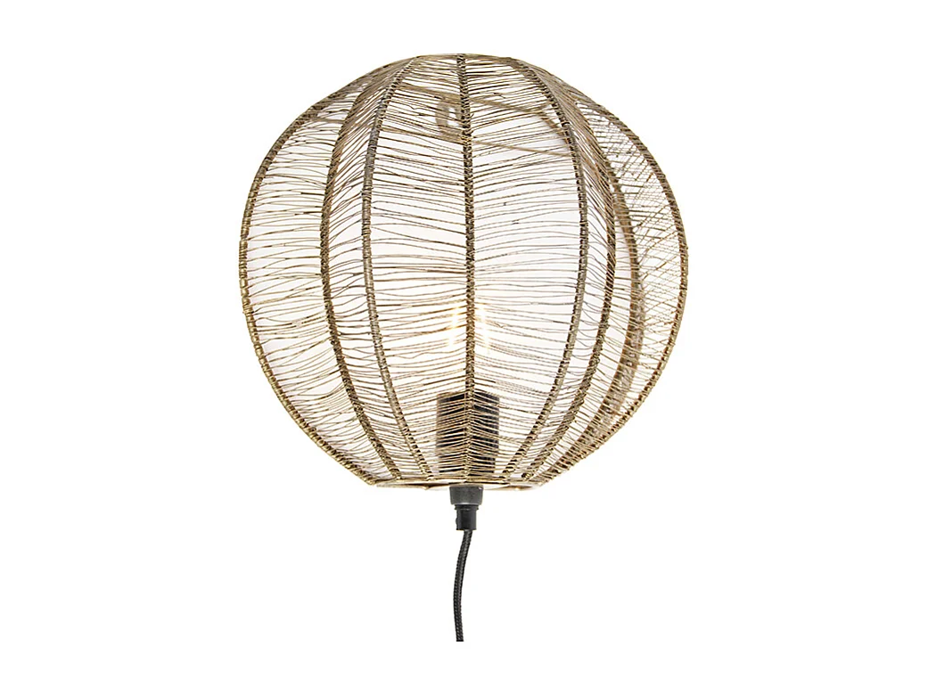 Applique industrielle bronze et noir - Dong