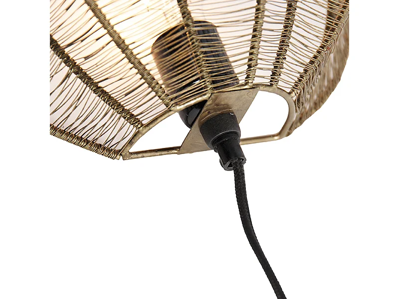 Applique industrielle bronze et noir - Dong