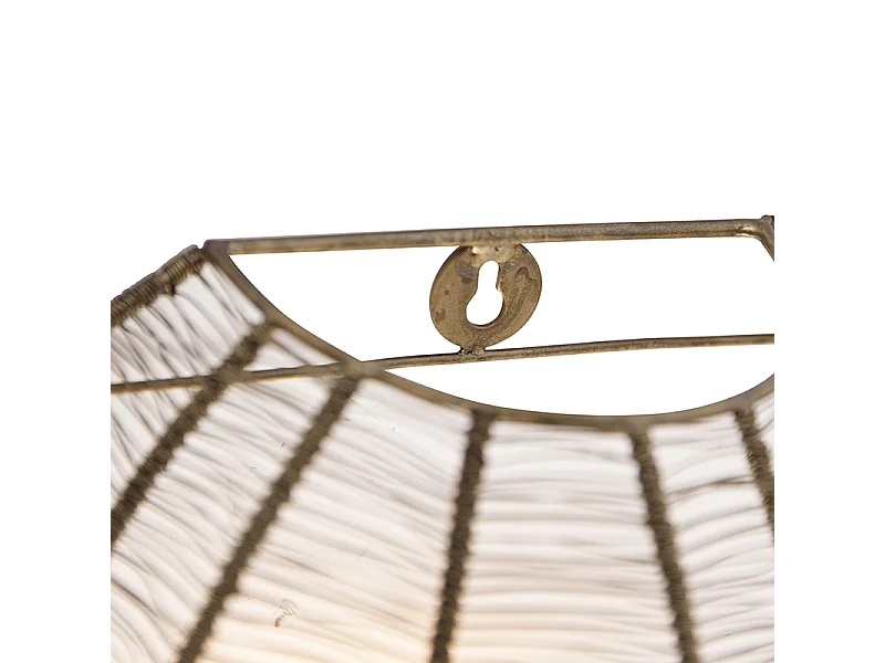 Applique murale industrielle bronze avec noir - Dong