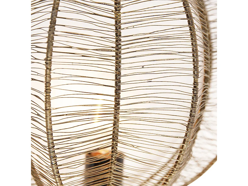 Applique murale industrielle bronze avec noir - Dong