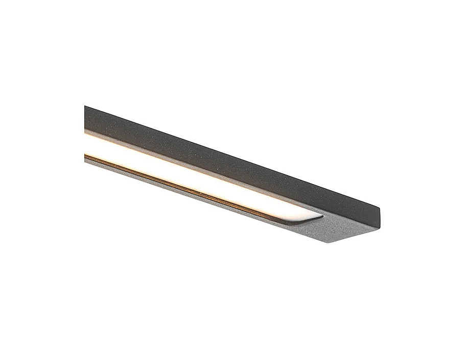 Applique noire 41,5 cm avec LED IP44 - Jerre