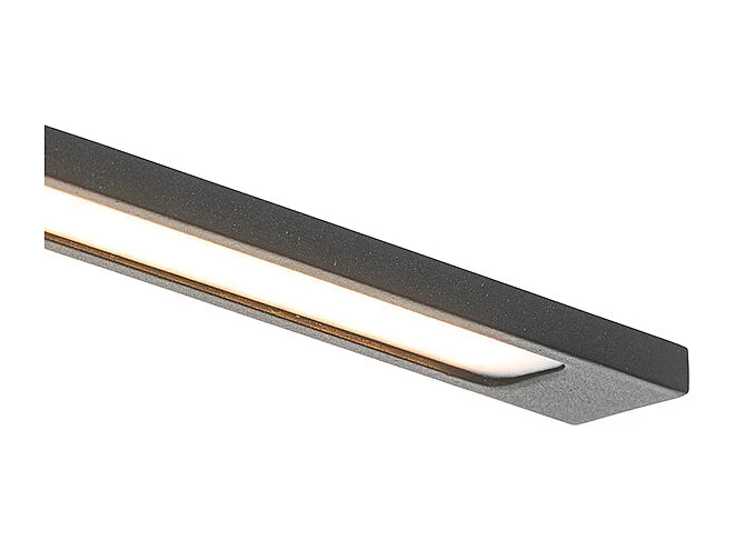 Applique noire 41,5 cm avec LED IP44 - Jerre