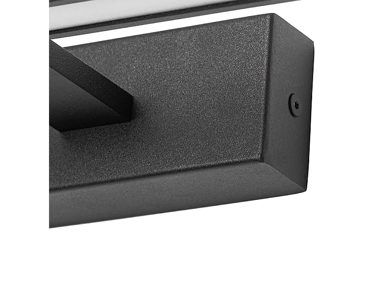Applique noire 41,5 cm avec LED IP44 - Jerre